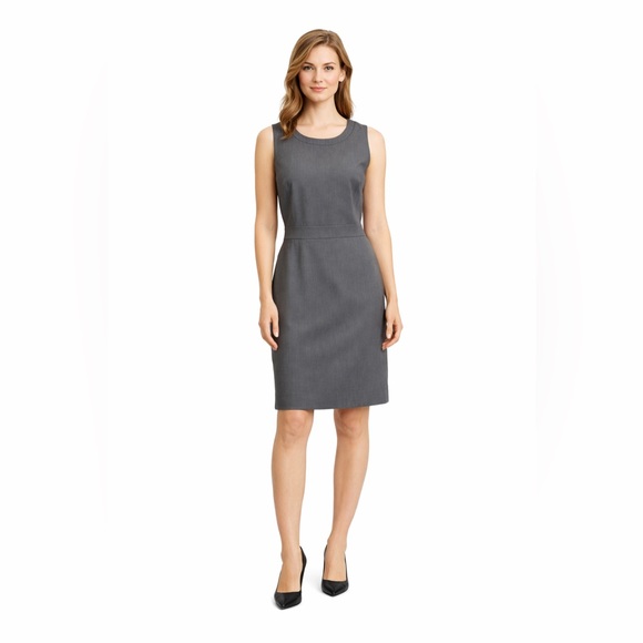 J. Crew Dresses & Skirts - J.Crew Classic Seamed Sheath Sleeveless  Elegant Tailored Work Office Midi Dress